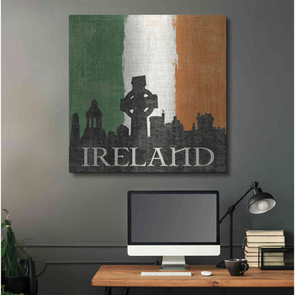 Luxe Metal Art 'Ireland' by Moira Hershey, Metal Wall Art,36x36