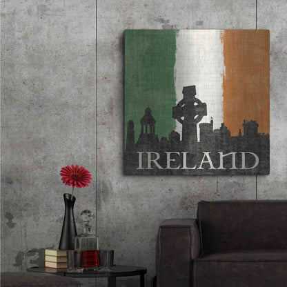 Luxe Metal Art 'Ireland' by Moira Hershey, Metal Wall Art,36x36
