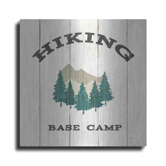 Luxe Metal Art 'Cabin Life XV Neutral' by Sue Schlabach, Metal Wall Art