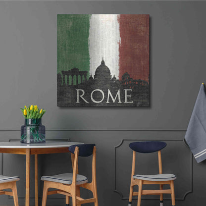 Luxe Metal Art 'Rome' by Moira Hershey, Metal Wall Art,36x36