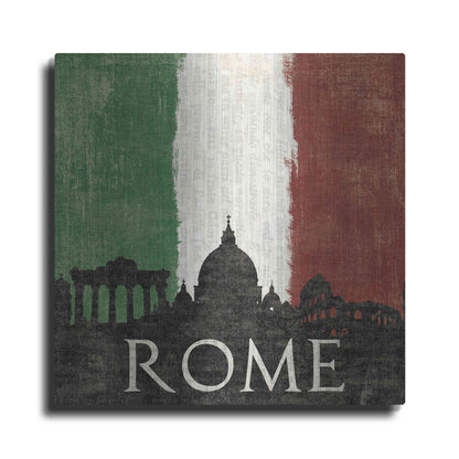 Luxe Metal Art 'Rome' by Moira Hershey, Metal Wall Art