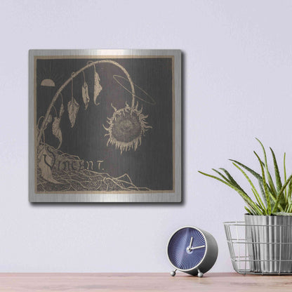 Luxe Metal Art 'Tentoonstelling der Nagelaten Werken Van Vincent Van Gogh, Amsterdam' by Richard Roland Holst, Metal Wall Art,12x12