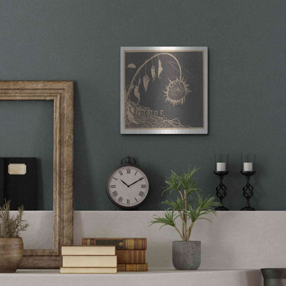 Luxe Metal Art 'Tentoonstelling der Nagelaten Werken Van Vincent Van Gogh, Amsterdam' by Richard Roland Holst, Metal Wall Art,12x12