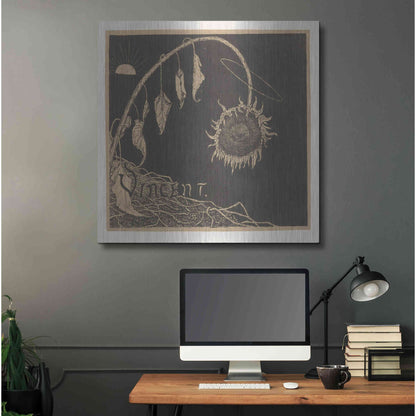 Luxe Metal Art 'Tentoonstelling der Nagelaten Werken Van Vincent Van Gogh, Amsterdam' by Richard Roland Holst, Metal Wall Art,36x36