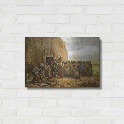 Luxe Metal Art 'Vincent Van Gogh 03' by Vincent Van Gogh, Metal Wall Art,24x16