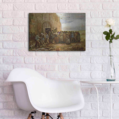 Luxe Metal Art 'Vincent Van Gogh 03' by Vincent Van Gogh, Metal Wall Art,24x16