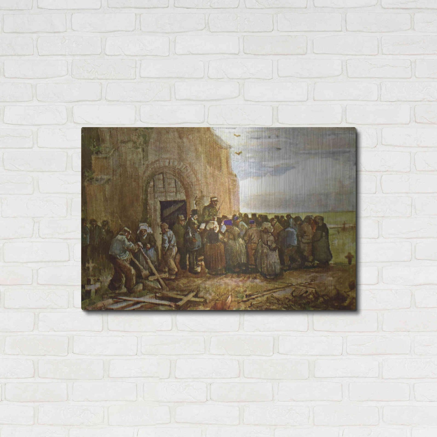 Luxe Metal Art 'Vincent Van Gogh 03' by Vincent Van Gogh, Metal Wall Art,36x24