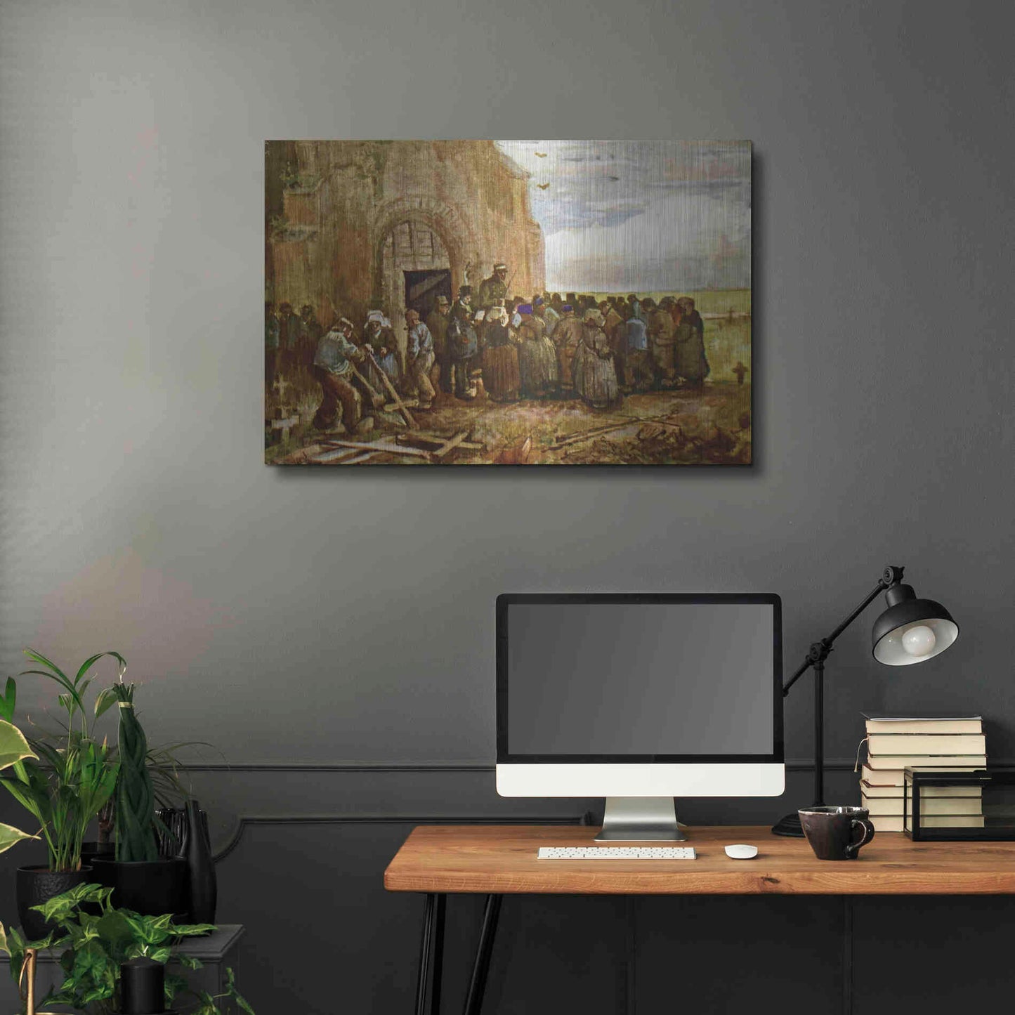 Luxe Metal Art 'Vincent Van Gogh 03' by Vincent Van Gogh, Metal Wall Art,36x24