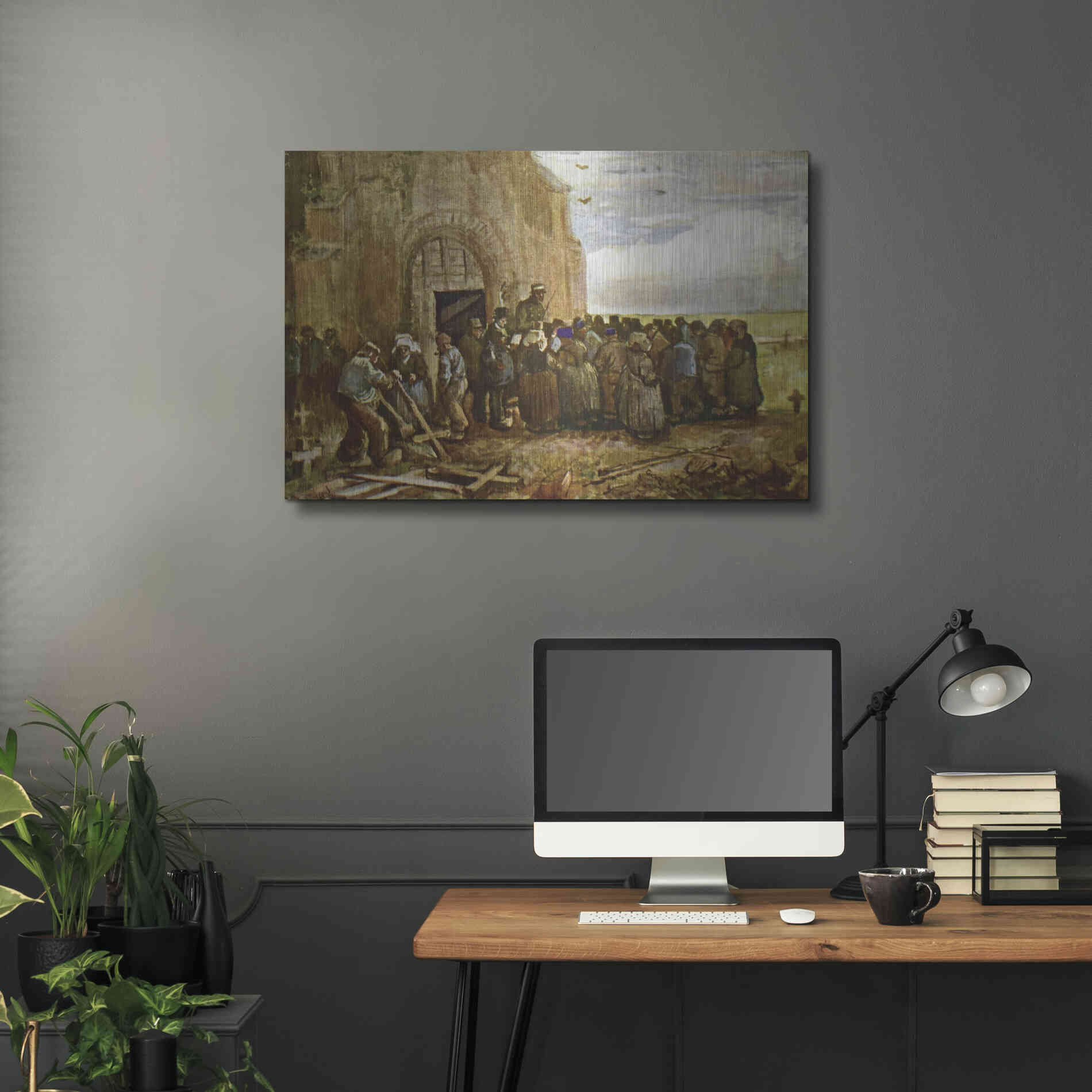 Luxe Metal Art 'Vincent Van Gogh 03' by Vincent Van Gogh, Metal Wall Art,36x24