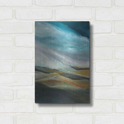 Luxe Metal Art 'Sand Storm' by Jan Griggs, Metal Wall Art,12x16