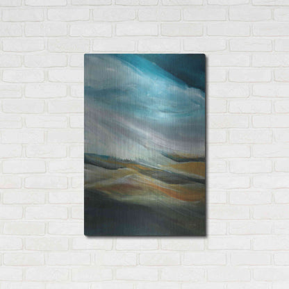 Luxe Metal Art 'Sand Storm' by Jan Griggs, Metal Wall Art,24x36