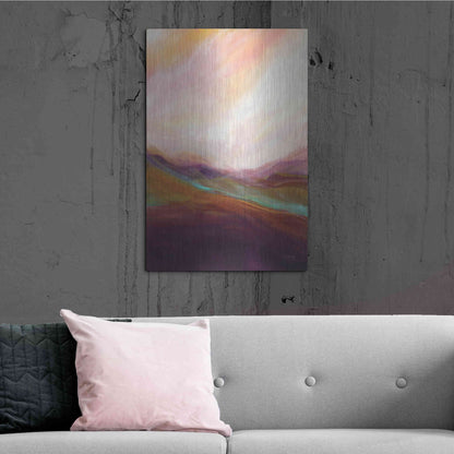 Luxe Metal Art 'The Dunes' by Jan Griggs, Metal Wall Art,24x36