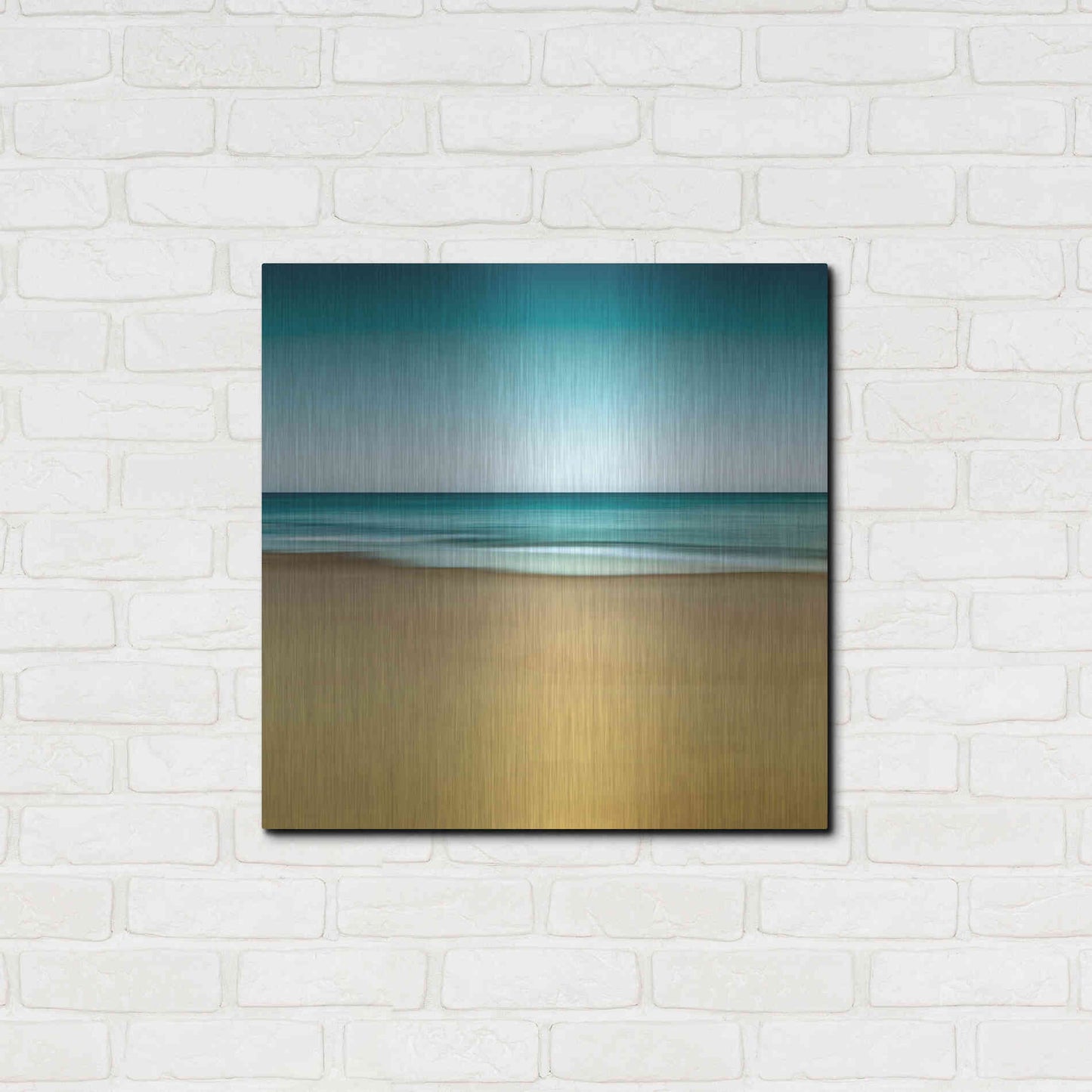 Luxe Metal Art 'Montauk Mood' by Katherine Gendreau, Metal Wall Art,24x24