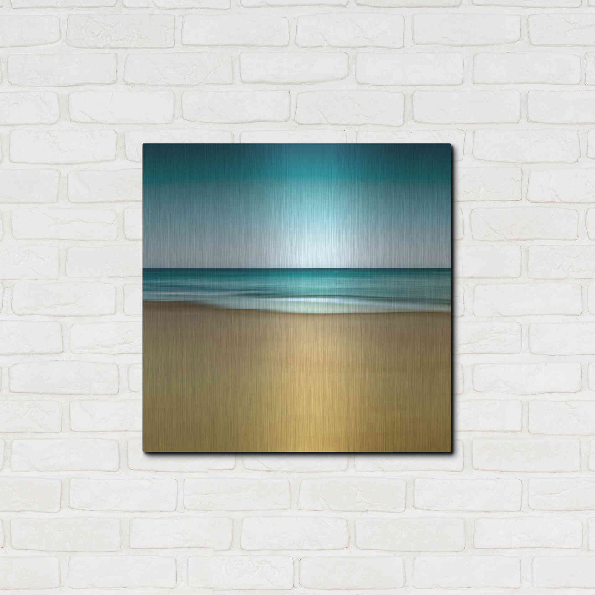 Luxe Metal Art 'Montauk Mood' by Katherine Gendreau, Metal Wall Art,24x24