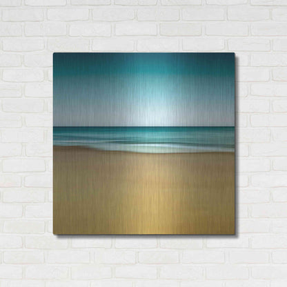 Luxe Metal Art 'Montauk Mood' by Katherine Gendreau, Metal Wall Art,36x36
