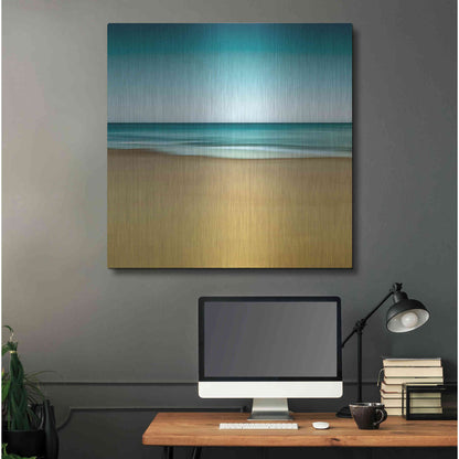 Luxe Metal Art 'Montauk Mood' by Katherine Gendreau, Metal Wall Art,36x36