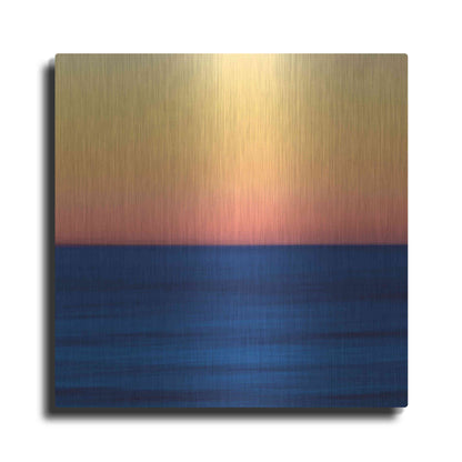 Luxe Metal Art 'Fire Water' by Katherine Gendreau, Metal Wall Art