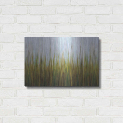 Luxe Metal Art 'Sea Grass Canvas' by Katherine Gendreau, Metal Wall Art,24x16