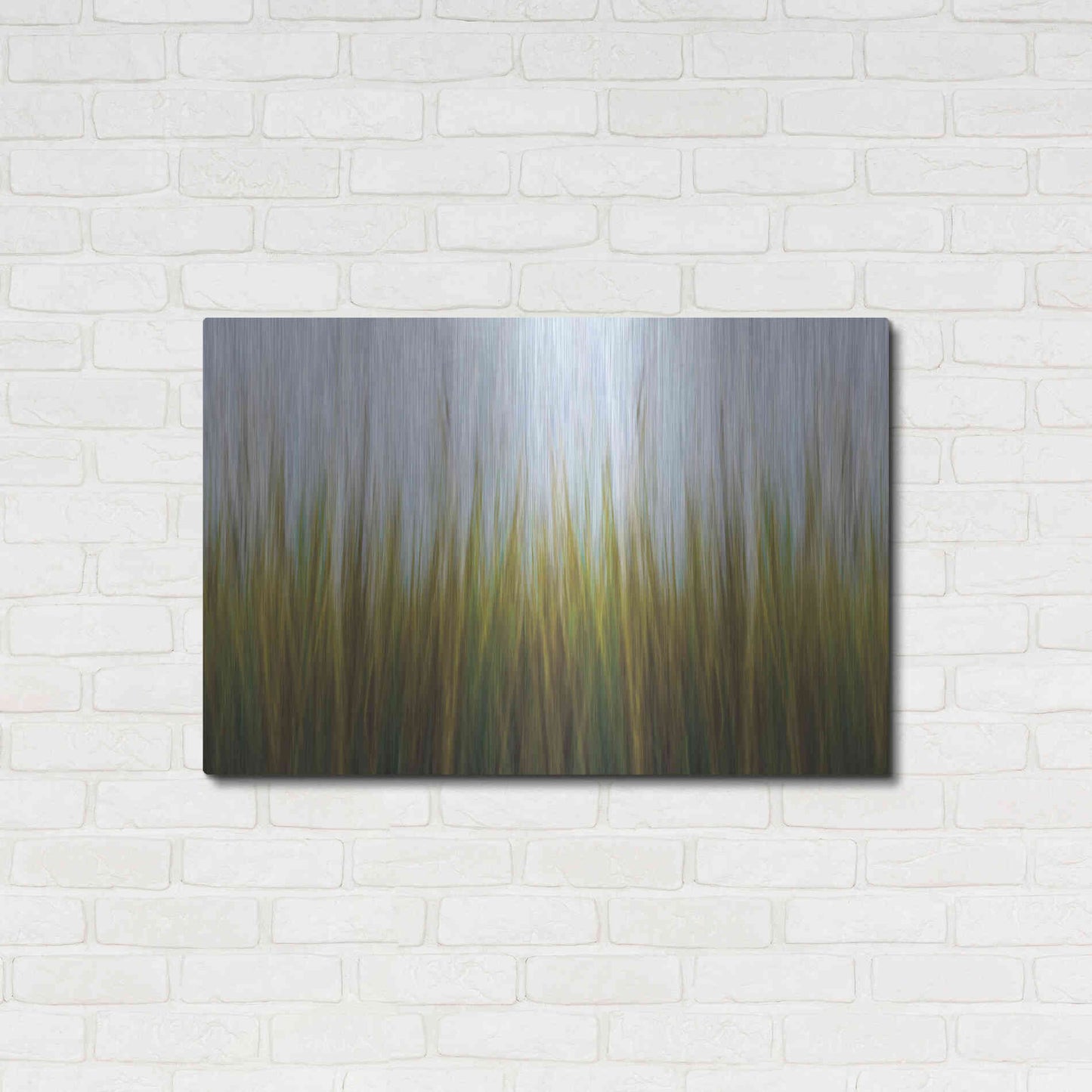 Luxe Metal Art 'Sea Grass Canvas' by Katherine Gendreau, Metal Wall Art,36x24
