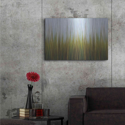 Luxe Metal Art 'Sea Grass Canvas' by Katherine Gendreau, Metal Wall Art,36x24