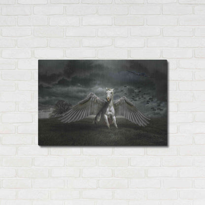 Luxe Metal Art 'Pegasus Rising' by Alan, Metal Wall Art,36x24