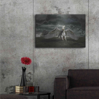 Luxe Metal Art 'Pegasus Rising' by Alan, Metal Wall Art,36x24