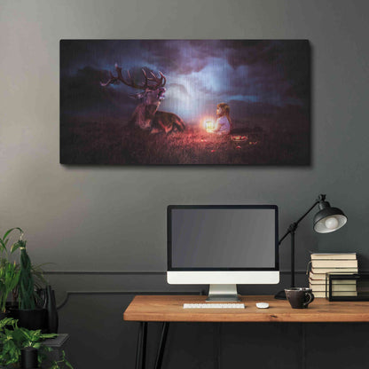 Luxe Metal Art 'Call of the Wild' by Alan, Metal Wall Art,48x24