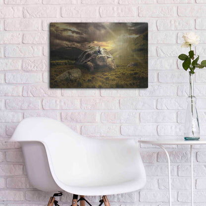 Luxe Metal Art 'Onward' by Alan, Metal Wall Art,24x16