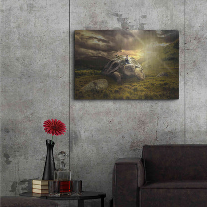 Luxe Metal Art 'Onward' by Alan, Metal Wall Art,36x24