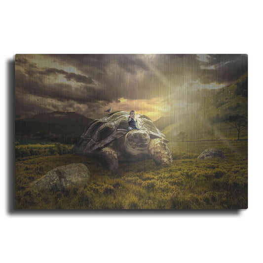 Luxe Metal Art 'Onward' by Alan, Metal Wall Art