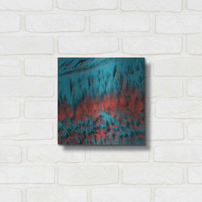 Luxe Metal Art 'Earth As Art: Eerie Cloud Shadows' Metal Wall Art,12x12