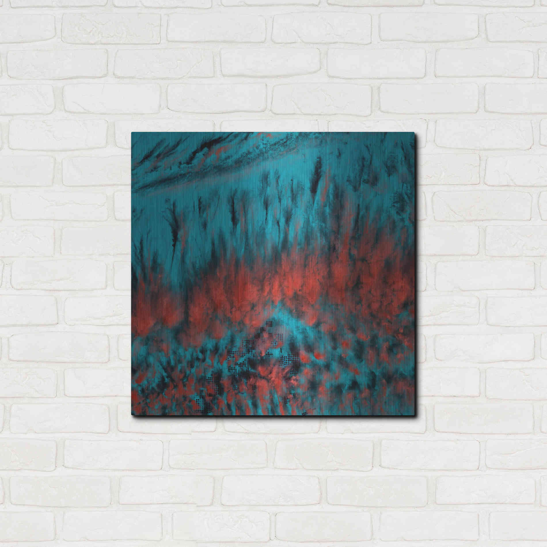 Luxe Metal Art 'Earth As Art: Eerie Cloud Shadows' Metal Wall Art,24x24