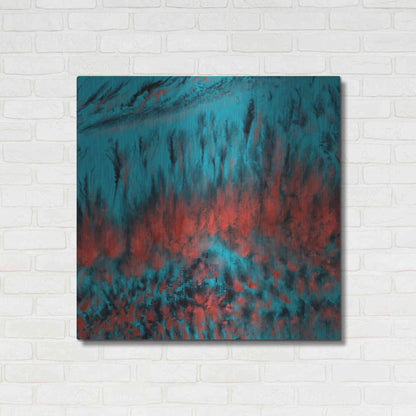 Luxe Metal Art 'Earth As Art: Eerie Cloud Shadows' Metal Wall Art,36x36