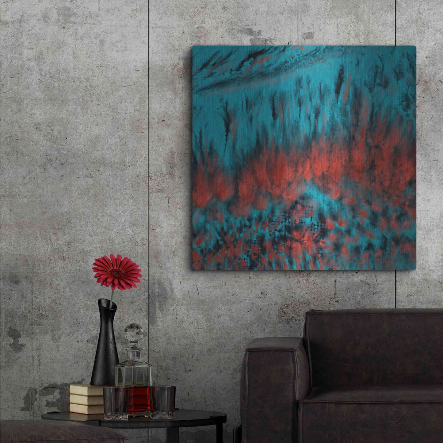 Luxe Metal Art 'Earth As Art: Eerie Cloud Shadows' Metal Wall Art,36x36