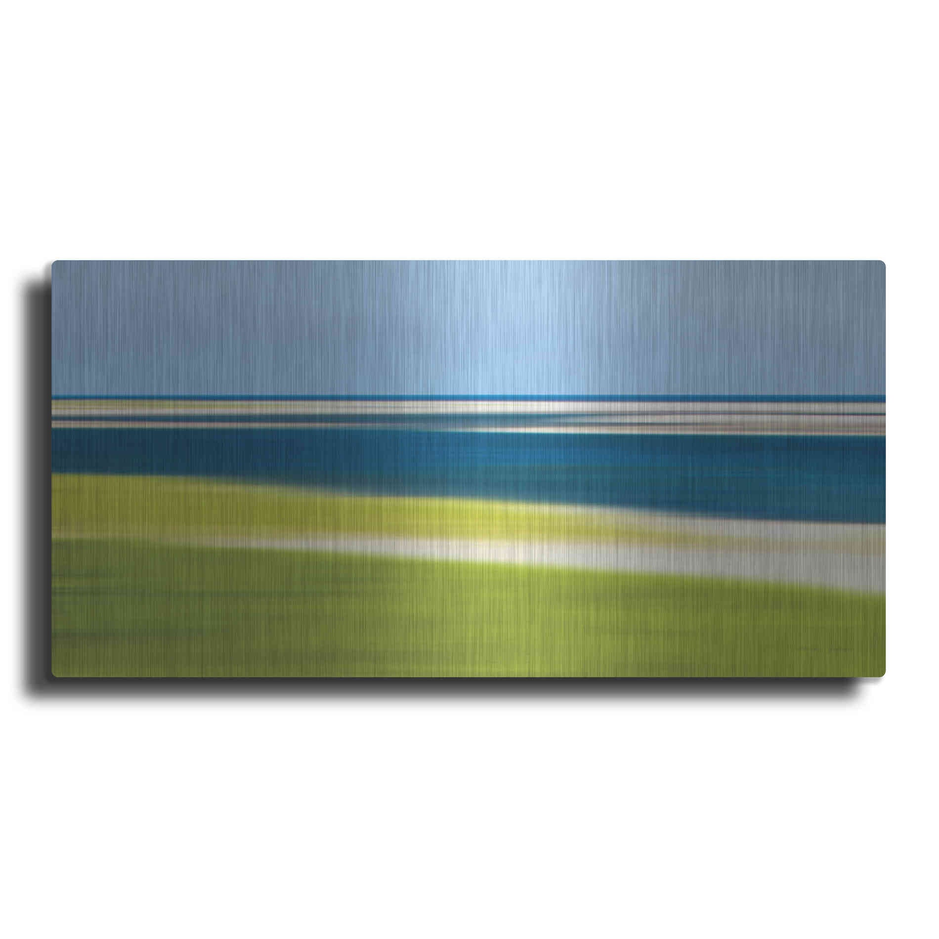 Luxe Metal Art 'Cape Cod Low Tide' by Katherine Gendreau, Metal Wall Art