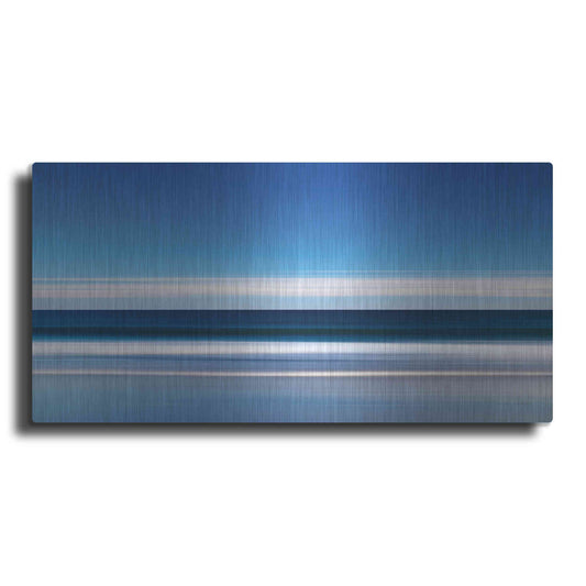 Luxe Metal Art 'Lucy Vincent Waves' by Katherine Gendreau, Metal Wall Art
