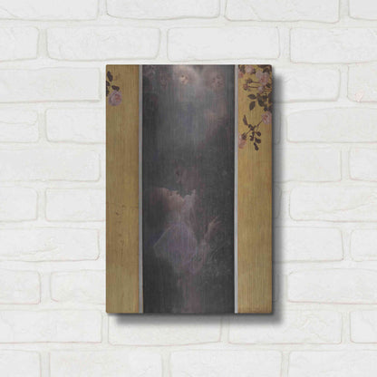 Luxe Metal Art 'Liebe copy' by Gustav Klimt, Metal Wall Art,12x16