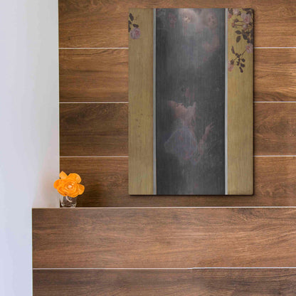 Luxe Metal Art 'Liebe copy' by Gustav Klimt, Metal Wall Art,12x16