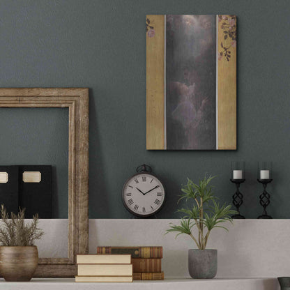 Luxe Metal Art 'Liebe copy' by Gustav Klimt, Metal Wall Art,12x16