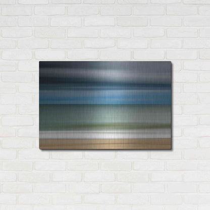 Luxe Metal Art 'Ocean Storm' by Katherine Gendreau, Metal Wall Art,36x24
