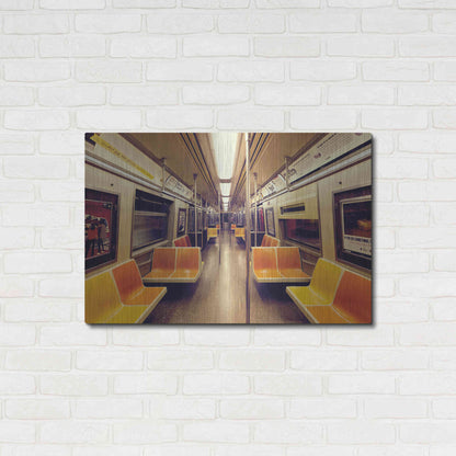 Luxe Metal Art 'Soul Train' by Katherine Gendreau, Metal Wall Art,36x24