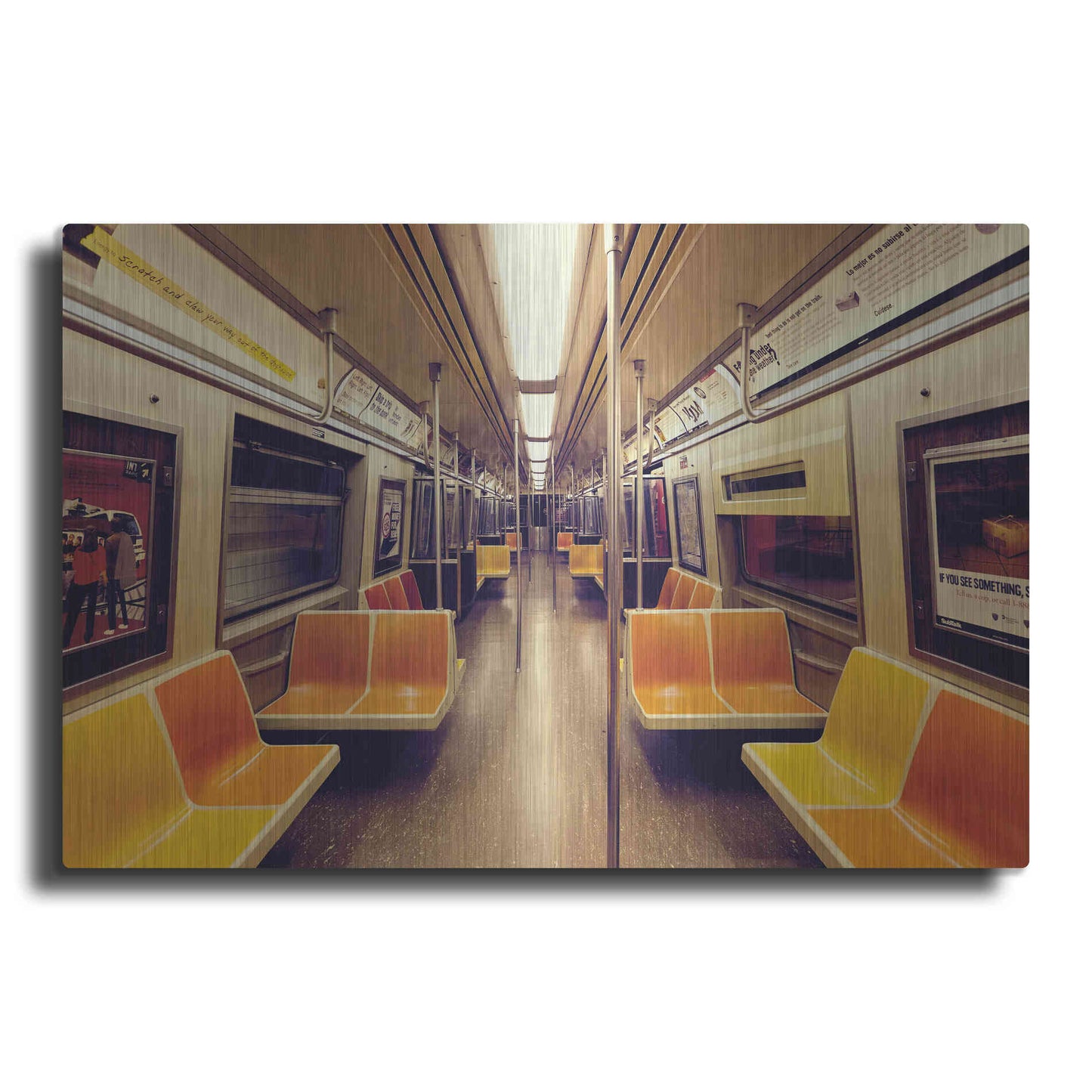 Luxe Metal Art 'Soul Train' by Katherine Gendreau, Metal Wall Art