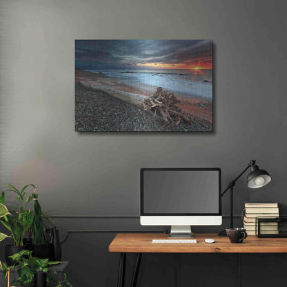 Luxe Metal Art 'Sakonnet Driftwood' by Katherine Gendreau, Metal Wall Art,36x24