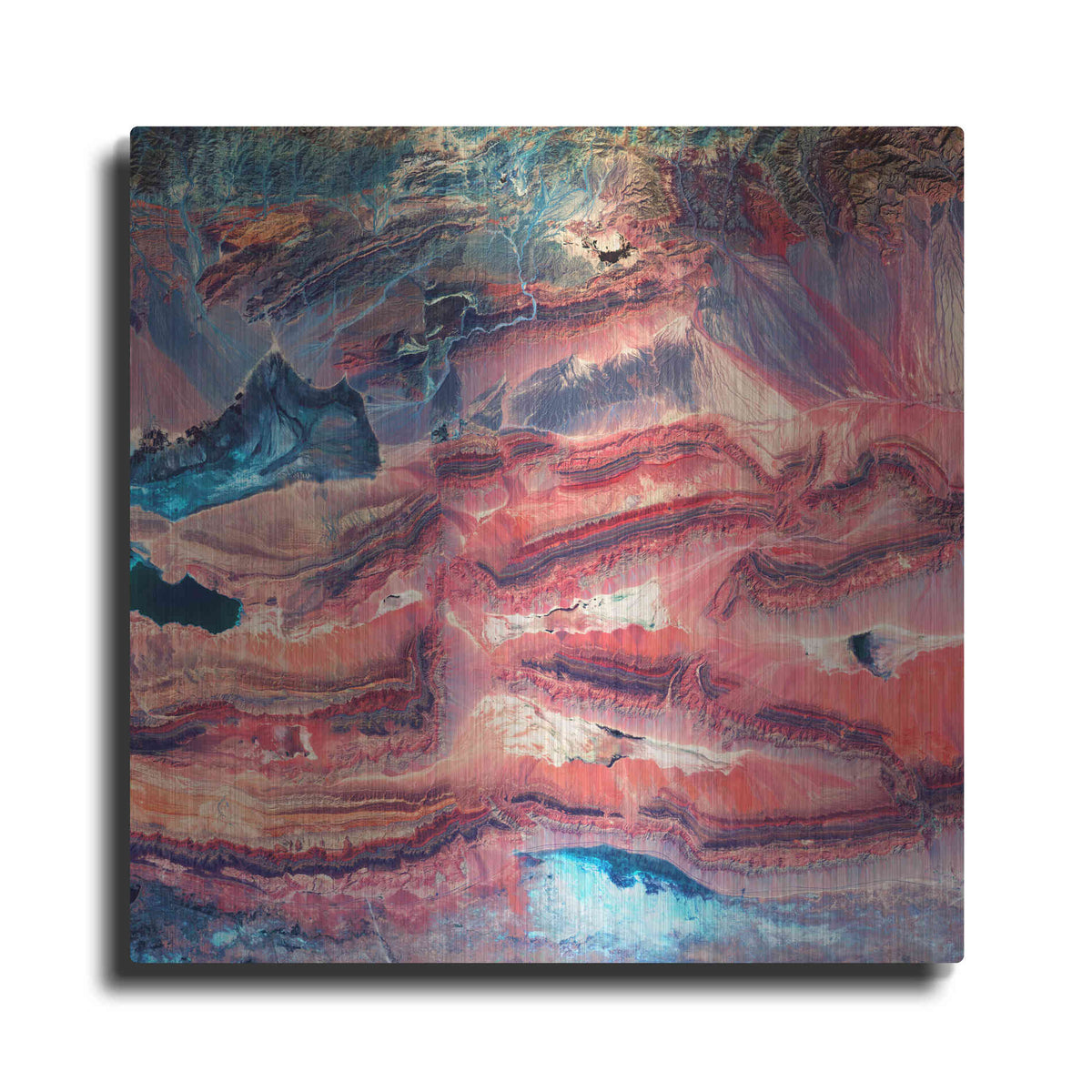 Luxe Metal Art 'Earth As Art: Faults' Metal Wall Art