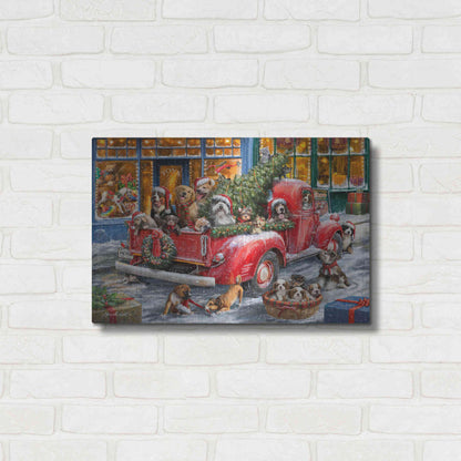 Luxe Metal Art 'Trip to the Toy Shoppe' by Ali Corti, Metal Wall Art,24x16