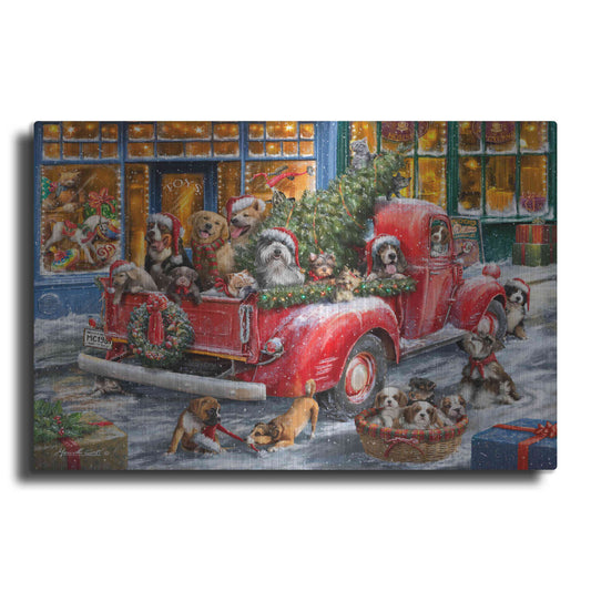Luxe Metal Art 'Trip to the Toy Shoppe' by Ali Corti, Metal Wall Art