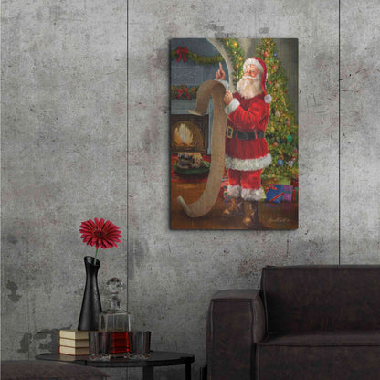 Luxe Metal Art 'The Good List' by Ali Corti, Metal Wall Art,24x36