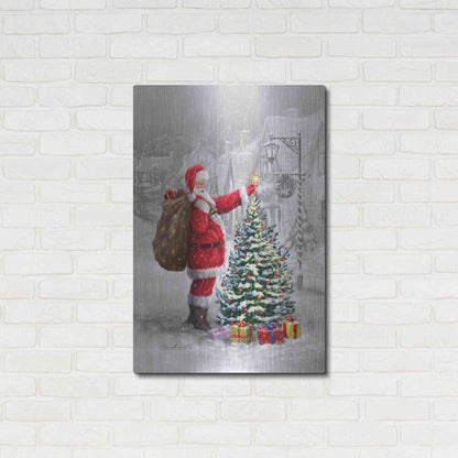 Luxe Metal Art 'The Final Touch' by Ali Corti, Metal Wall Art,24x36