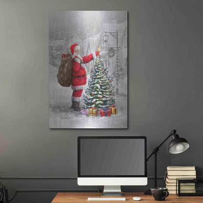 Luxe Metal Art 'The Final Touch' by Ali Corti, Metal Wall Art,24x36