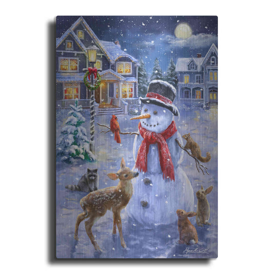 Luxe Metal Art 'Christmas Cuties' by Ali Corti, Metal Wall Art